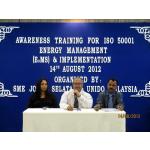 20120814-Awareness Training for ISO 50001 Energy Management [EnMS] & Implementation for SMEs